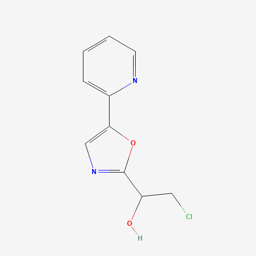 2-chloro-1-(5-pyridin-2-yl-1,3-oxazol-2-yl)ethanol (CAS: 945414-96-0) - Related Chemical Product