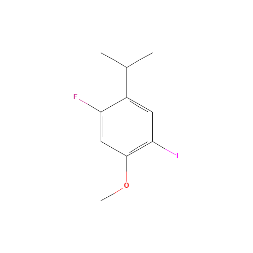 1-fluoro-4-iodo-5-methoxy-2-propan-2-ylbenzene (CAS: 875446-57-4) - Related Chemical Product