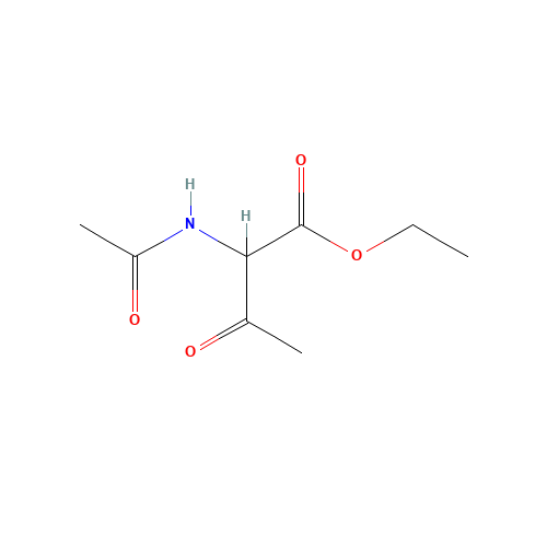 ethyl 2-acetamido-3-oxobutanoate (CAS: 5431-93-6) - Chemical Structure and Molecular Formula 