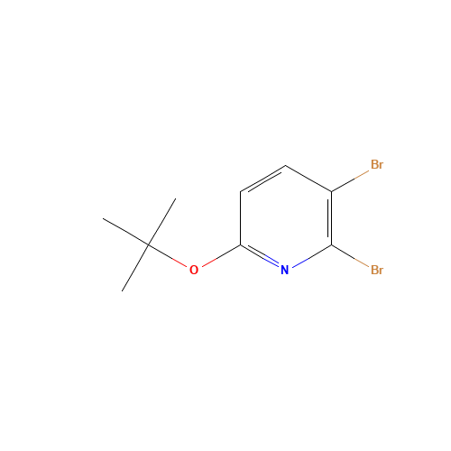 2,3-dibromo-6-[(2-methylpropan-2-yl)oxy]pyridine (CAS: 1463441-28-2) - Related Chemical Product
