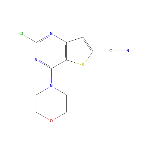 2-chloro-4-morpholin-4-ylthieno[3,2-d]pyrimidine-6-carbonitrile (CAS: 956392-83-9) - Related Chemical Product