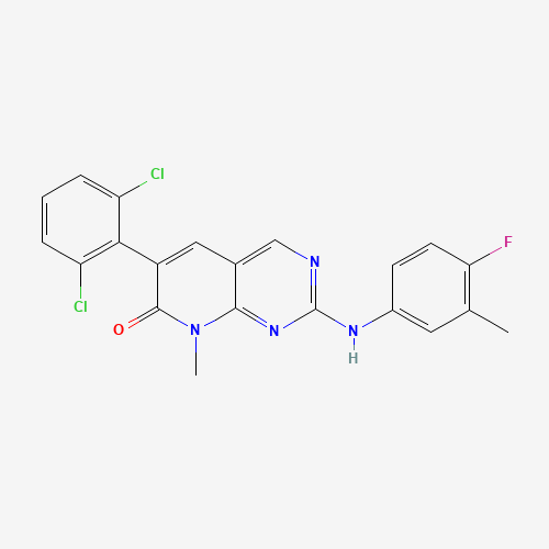 6-(2,6-dichlorophenyl)-2-(4-fluoro-3-methylanilino)-8-methylpyrido[2,3-d]pyrimidin-7-one (CAS: 287204-45-9) - Related Chemical Product