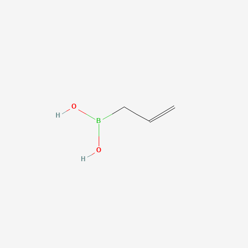prop-2-enylboronic acid (CAS: 88982-39-2) - Chemical Structure and Molecular Formula 
