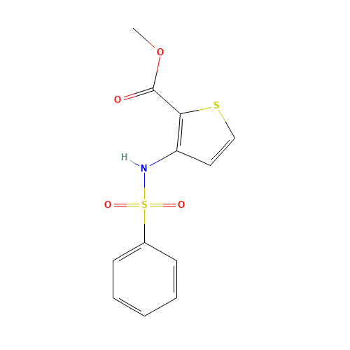 methyl 3-(benzenesulfonamido)thiophene-2-carboxylate (CAS: 409364-77-8) - Related Chemical Product