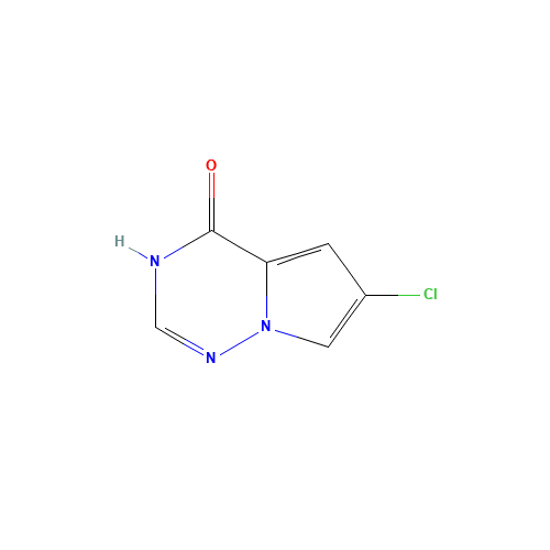 6-chloro-1H-pyrrolo[2,1-f][1,2,4]triazin-4-one (CAS: 1198475-34-1) - Related Chemical Product
