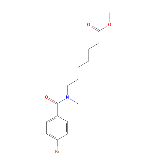 methyl 7-[(4-bromobenzoyl)-methylamino]heptanoate (CAS: 1316216-10-0) - Related Chemical Product