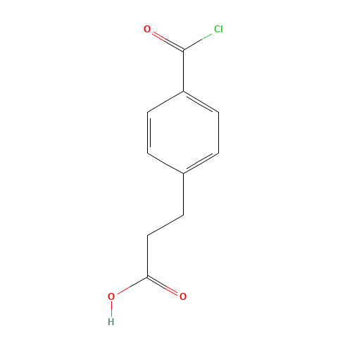 3-(4-carbonochloridoylphenyl)propanoic acid (CAS: 1390642-73-5) - Related Chemical Product