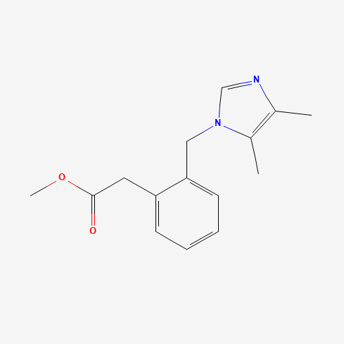 methyl 2-[2-[(4,5-dimethylimidazol-1-yl)methyl]phenyl]acetate (CAS: 1248592-22-4) - Related Chemical Product