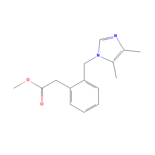 methyl 2-[2-[(4,5-dimethylimidazol-1-yl)methyl]phenyl]acetate (CAS: 1248592-22-4) - Related Chemical Product