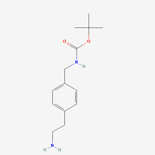 tert-butyl N-[[4-(2-aminoethyl)phenyl]methyl]carbamate (CAS: 187283-19-8) - Related Chemical Product