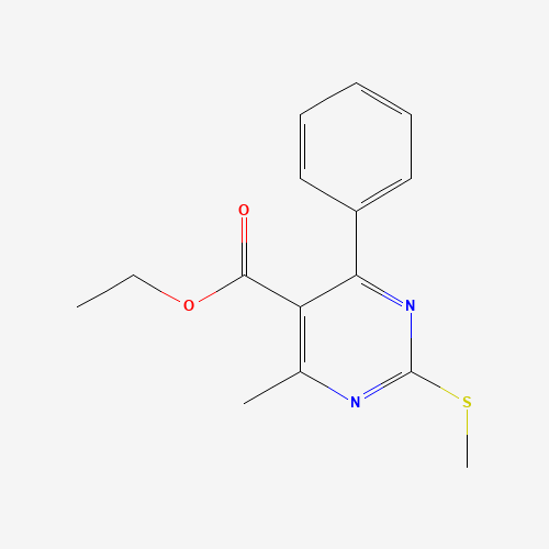 ethyl 4-methyl-2-methylsulfanyl-6-phenylpyrimidine-5-carboxylate (CAS: 113697-42-0) - Related Chemical Product