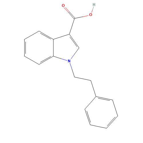 1-(2-phenylethyl)indole-3-carboxylic acid (CAS: 134903-35-8) - Related Chemical Product