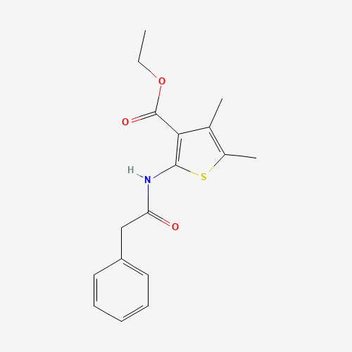 ethyl 4,5-dimethyl-2-[(2-phenylacetyl)amino]thiophene-3-carboxylate (CAS: 179338-03-5) - Related Chemical Product