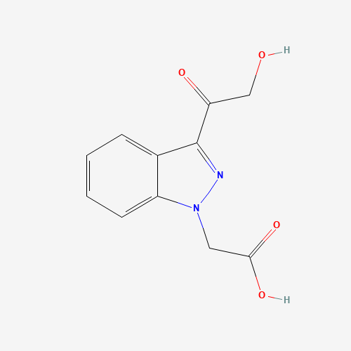 2-[3-(2-hydroxyacetyl)indazol-1-yl]acetic acid (CAS: 1386457-50-6) - Related Chemical Product