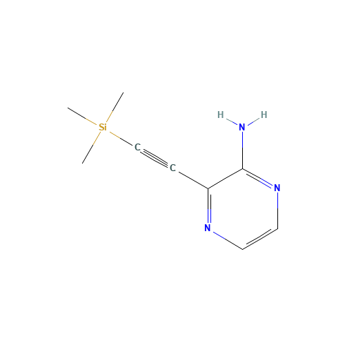 3-(2-trimethylsilylethynyl)pyrazin-2-amine (CAS: 1005349-12-1) - Related Chemical Product