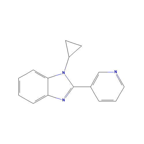 1-cyclopropyl-2-pyridin-3-ylbenzimidazole (CAS: 1356479-61-2) - Related Chemical Product