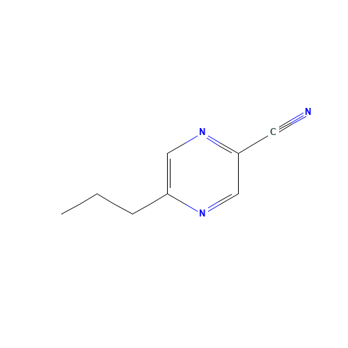 5-propylpyrazine-2-carbonitrile (CAS: 182306-60-1) - Related Chemical Product