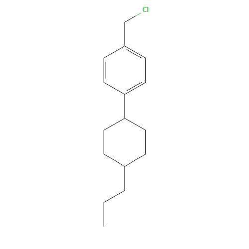 1-(chloromethyl)-4-(4-propylcyclohexyl)benzene (CAS: 93205-81-3) - Related Chemical Product