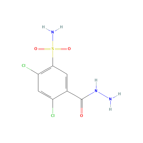 2,4-dichloro-5-(hydrazinecarbonyl)benzenesulfonamide (CAS: 18648-15-2) - Related Chemical Product