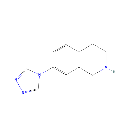 7-(1,2,4-triazol-4-yl)-1,2,3,4-tetrahydroisoquinoline (CAS: 787640-40-8) - Related Chemical Product