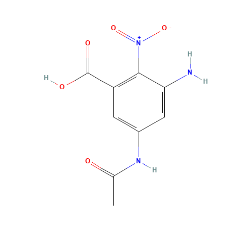 5-acetamido-3-amino-2-nitrobenzoic acid (CAS: 54002-31-2) - Related Chemical Product