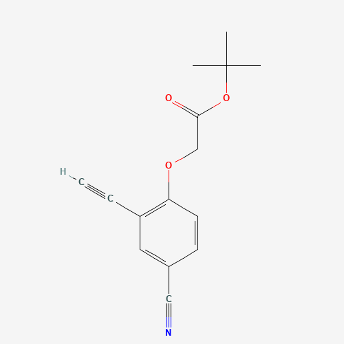 tert-butyl 2-(4-cyano-2-ethynylphenoxy)acetate (CAS: 1240287-11-9) - Related Chemical Product