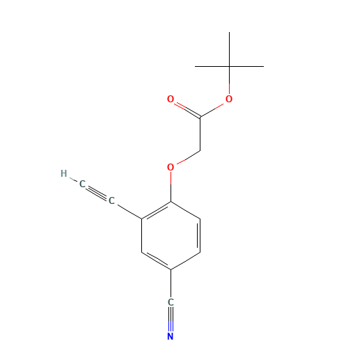 tert-butyl 2-(4-cyano-2-ethynylphenoxy)acetate (CAS: 1240287-11-9) - Related Chemical Product