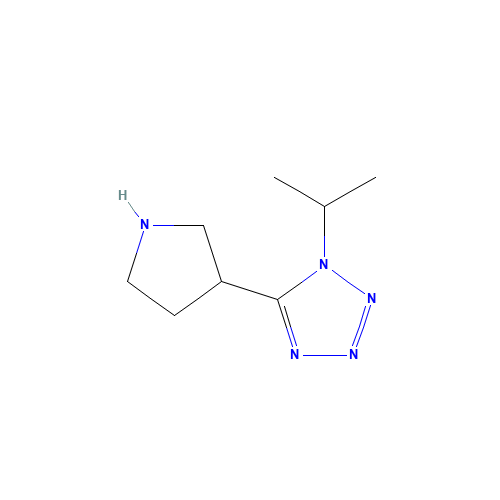 1-propan-2-yl-5-pyrrolidin-3-yltetrazole (CAS: 1225218-89-2) - Related Chemical Product