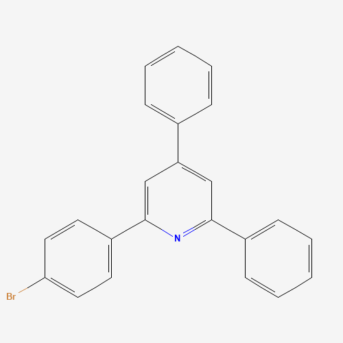 2-(4-bromophenyl)-4,6-diphenylpyridine (CAS: 3557-70-8) - Chemical Structure and Molecular Formula 