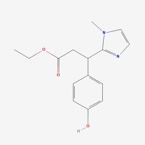 ethyl 3-(4-hydroxyphenyl)-3-(1-methylimidazol-2-yl)propanoate (CAS: 916220-04-7) - Related Chemical Product