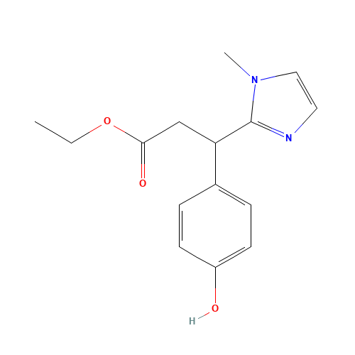 ethyl 3-(4-hydroxyphenyl)-3-(1-methylimidazol-2-yl)propanoate (CAS: 916220-04-7) - Related Chemical Product