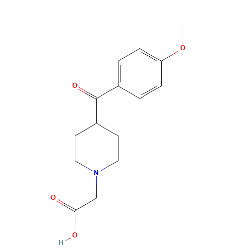 2-[4-(4-methoxybenzoyl)piperidin-1-yl]acetic acid (CAS: 1419957-49-5) - Related Chemical Product