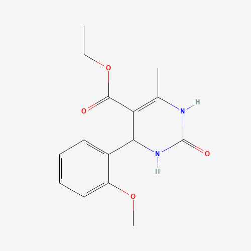 ethyl 4-(2-methoxyphenyl)-6-methyl-2-oxo-3,4-dihydro-1H-pyrimidine-5-carboxylate (CAS: 111535-70-7) - Related Chemical Product