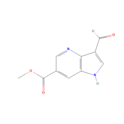 methyl 3-formyl-1H-pyrrolo[3,2-b]pyridine-6-carboxylate (CAS: 1190322-90-7) - Related Chemical Product
