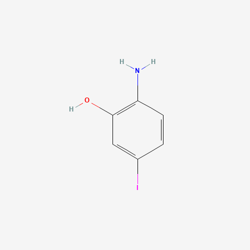 2-amino-5-iodophenol (CAS: 99968-80-6) - Chemical Structure and Molecular Formula 