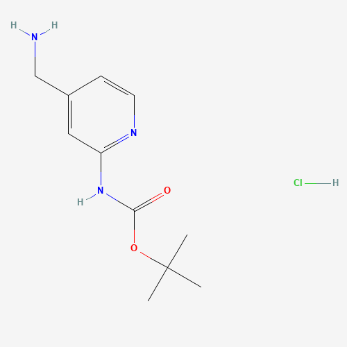 tert-butyl N-[4-(aminomethyl)pyridin-2-yl]carbamate;hydrochloride (CAS: 672324-83-3) - Related Chemical Product