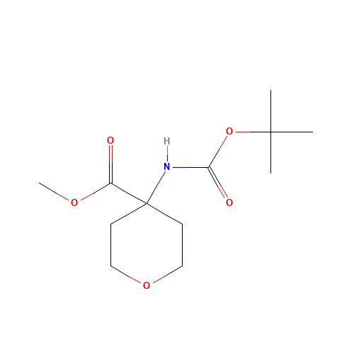 methyl 4-[(2-methylpropan-2-yl)oxycarbonylamino]oxane-4-carboxylate (CAS: 885498-48-6) - Related Chemical Product