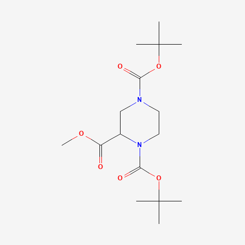 1-O,4-O-ditert-butyl 2-O-methyl piperazine-1,2,4-tricarboxylate (CAS: 171504-98-6) - Related Chemical Product
