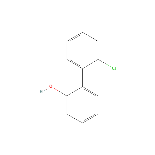 2-(2-chlorophenyl)phenol (CAS: 53824-24-1) - Chemical Structure and Molecular Formula 