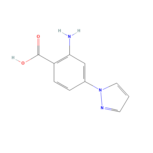 2-amino-4-pyrazol-1-ylbenzoic acid (CAS: 1186663-55-7) - Related Chemical Product