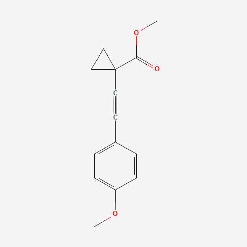 methyl 1-[2-(4-methoxyphenyl)ethynyl]cyclopropane-1-carboxylate (CAS: 862574-84-3) - Related Chemical Product