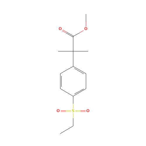 methyl 2-(4-ethylsulfonylphenyl)-2-methylpropanoate (CAS: 1363179-10-5) - Related Chemical Product