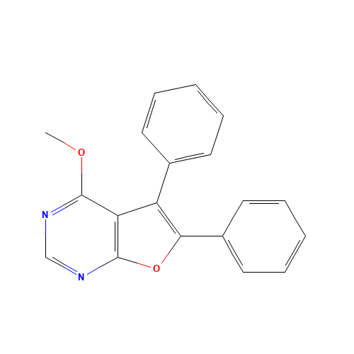 4-methoxy-5,6-diphenylfuro[2,3-d]pyrimidine (CAS: 65147-81-1) - Related Chemical Product