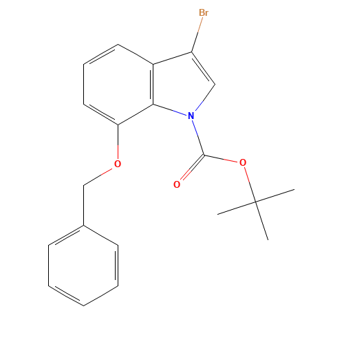 tert-butyl 3-bromo-7-phenylmethoxyindole-1-carboxylate (CAS: 914349-40-9) - Related Chemical Product