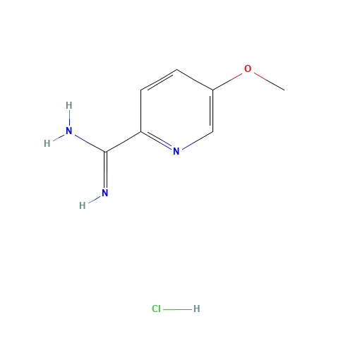 5-methoxypyridine-2-carboximidamide;hydrochloride (CAS: 1179359-60-4) - Chemical Structure and Molecular Formula 