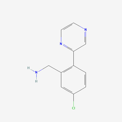 (5-chloro-2-pyrazin-2-ylphenyl)methanamine (CAS: 681128-83-6) - Related Chemical Product