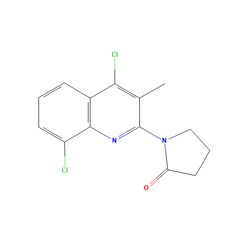 1-(4,8-dichloro-3-methylquinolin-2-yl)pyrrolidin-2-one (CAS: 1354288-25-7) - Related Chemical Product