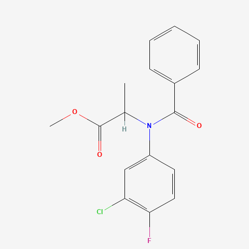 methyl 2-(N-benzoyl-3-chloro-4-fluoroanilino)propanoate (CAS: 52756-25-9) - Related Chemical Product