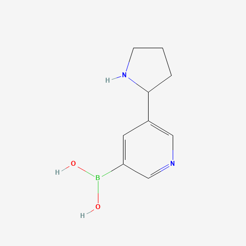 (5-pyrrolidin-2-ylpyridin-3-yl)boronic acid (CAS: 899437-13-9) - Related Chemical Product