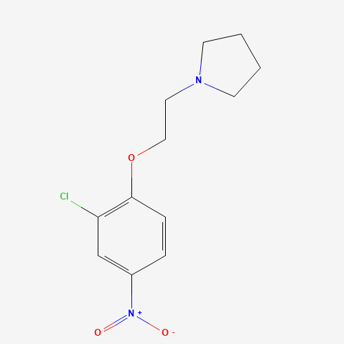 1-[2-(2-chloro-4-nitrophenoxy)ethyl]pyrrolidine (CAS: 862874-67-7) - Related Chemical Product